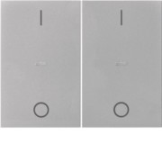 Abdeckung Tastsensor-Modul 2-fach edelstahl 80962373 