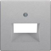 Zentralstück alu/lack UAE-Steckdose 2fach 14096084 