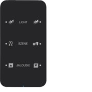 Touch-Sensor 3fach Glas schwarz 75143165 