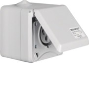 CEE-Steckdose 3-polig Ap 16A m.Klappdeckel 558101 