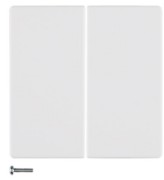 KNX-Funk Taste 2fach polarweiß samt 85146129 