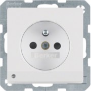 Steckdose pows/gl m.Schutzkontaktstift 6765106089 