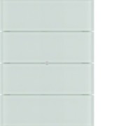 Tastsensor 4fach Glas polarweiß 75164590 