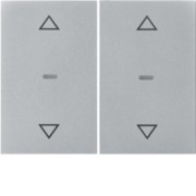 Abdeckung Tastsensor-Modul 2-fach alu 80961371 