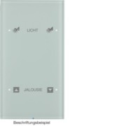 Touch-Sensor 2fach Glas polarweiß 75142150 
