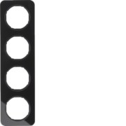 Rahmen Glas/sw 4fach 10142116 