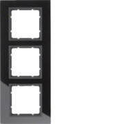 Glasrahmen schwarz 3fach 10136616 