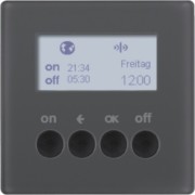 KNX-Funk Zeitschaltuhr anthrazit samt 85745226 