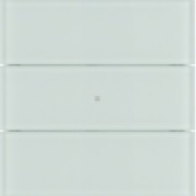 Tastsensor 3fach Glas polarweiß 75163090 