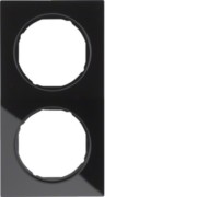 Rahmen Glas/sw 2fach 10122216 
