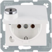 SCHUKO-Steckdose polarweiß glänzend 41638989 