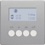 Funk-Zeitschaltuhr KNX alu/lack 85745224 