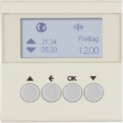 KNX-Funk Jalousieschaltuhr weiß glänzend 85745182 