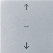 Abdeckung Tastsensor-Modul 1-fach alu 80961283 