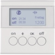 KNX-Funk Zeitschaltuhr polarweiß glänzend 85745289 