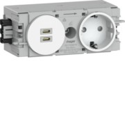 Steckdose 1f+USB C/C PD Wago C-Profil vw GS17009016 