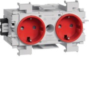Steckdose 2-fach rt frontrastend GS2001 vrt 