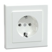 SCHUKO-Steckdose aws/gl volle Abdeckplatte MEG2301-1425 