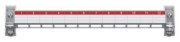 Patchpanel 12 Module E-Datoder Keystone ZEP12 