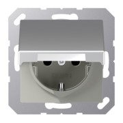 SCHUKO-Steckdose 16 A 250V m.Klappdeckel bruchs 1520 BFKL AL 