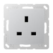 Steckdose 13A 250V, aluminium A 3521 AL 