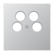 Abdeckung alu für 4L-SAT-TV-Dose AL 2990-4 SAT2 