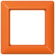 Rahmen 1-fach orange waage/senkrecht AS 581 BF O 