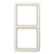 Rahmen 2-fach ws waage/senkrecht CD 582 WU W 
