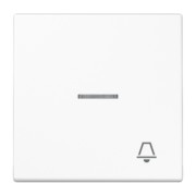 Wippe Symbol KLINGEL aws für beleuchtb.Taster LS 990 KO5 K WW 