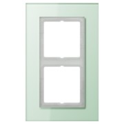 Rahmen 2-fach mt ws waage/senkrecht LSP 982 GLAS 