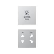 Abdeckung 2fach Serie A, aluminium SO A 7522 AL PL 