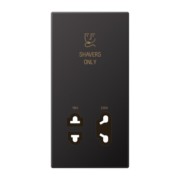 Abdeckung 1fach Serie LS, dark SO AL 7522 D PL 