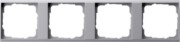 Tragplatte 4-fach klar alu 1464726 