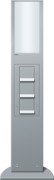 Energiesäule alu +Leuchte+Geräte 134226 
