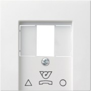 Anschlussdose System 55 reinweiß 026027 