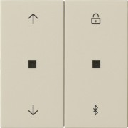 Jalousie+Schaltuhr bluetooth cremeweiß 536701 