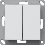 Funk-Wandsend. batterielos 2fach reinweiß matt 242227 