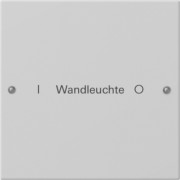 Wippenset 1-f. beschr. grau lack. 2201015 