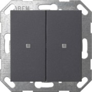 Taster Wippe KNX, 2f, Anthrazit 517328 