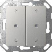 Taster Wippe KNX, 2f, Edelstahl 5174600 