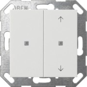 KNX Taster Wippe 2f rws unbedruckt/Pfeile 517503 