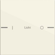 Wippenset 1-fach indiv. Tastsensor Cremeweiß 576101 