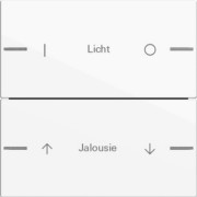 Wippenset 2-fach indiv. Tastsensor Reinweiß 576203 