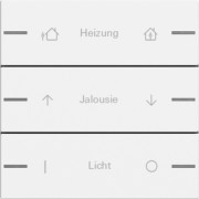 Wippenset 3-fach indiv. Tastsensor Reinweiß 576327 
