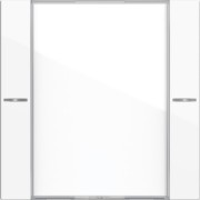 Wippenset 1-fach BSF Tastsensor Reinweiß 577103 