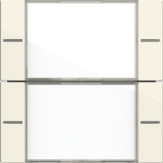 Wippenset 2-fach BSF Tastsensor Cremeweiß 577201 