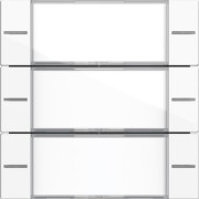 Wippenset 3-fach BSF Tastsensor Reinweiß 577303 