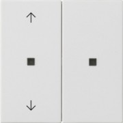 KNX RF Bedienaufsatz 2-f. Reinweiß 510827 