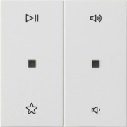 Wippe 2f Audiostrg Reinweiß m 538427 