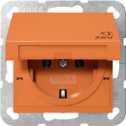 SCHUKO-Steckd. KD ZSV Orange 4454109 